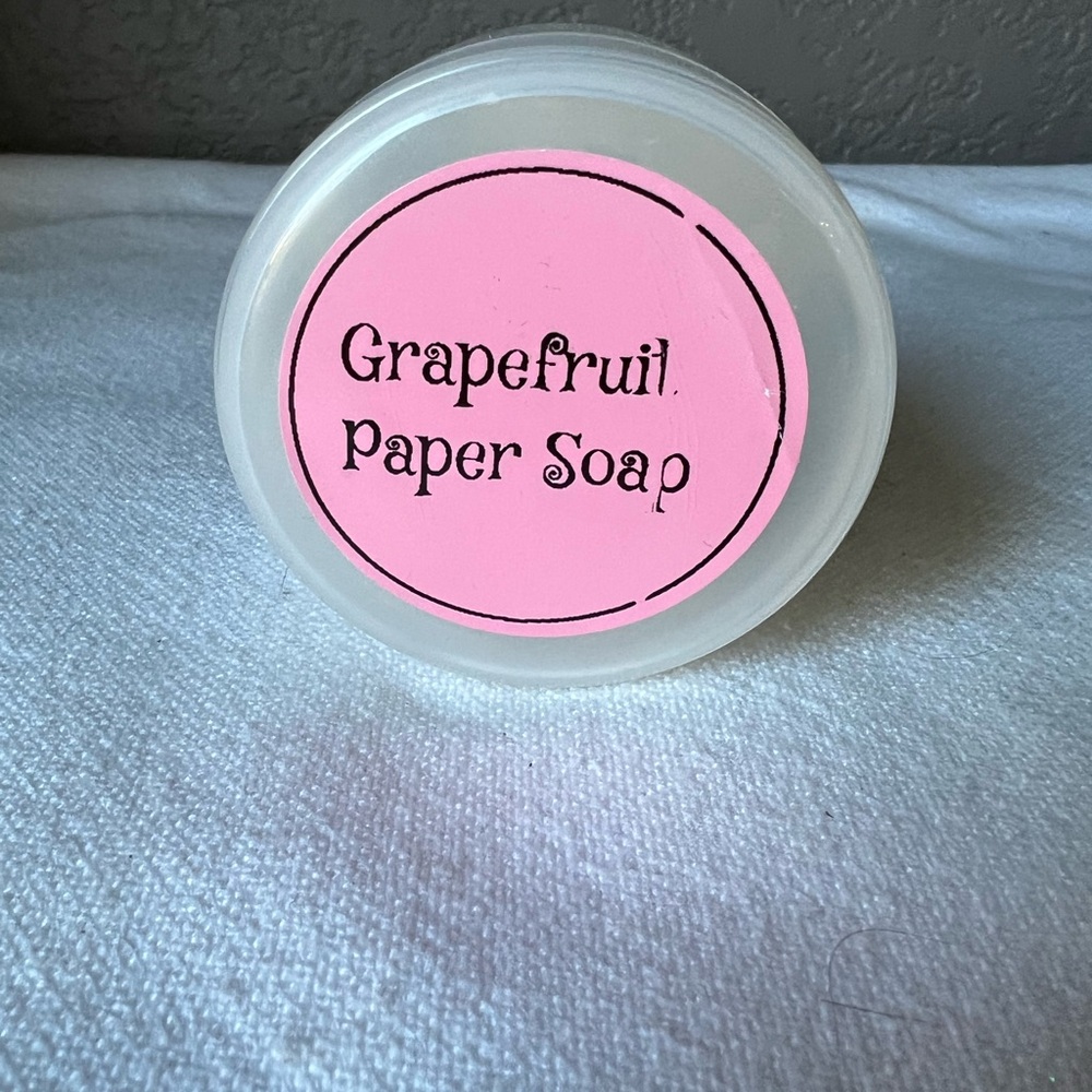 Grapefruit Paper Soap @frances.rushlow